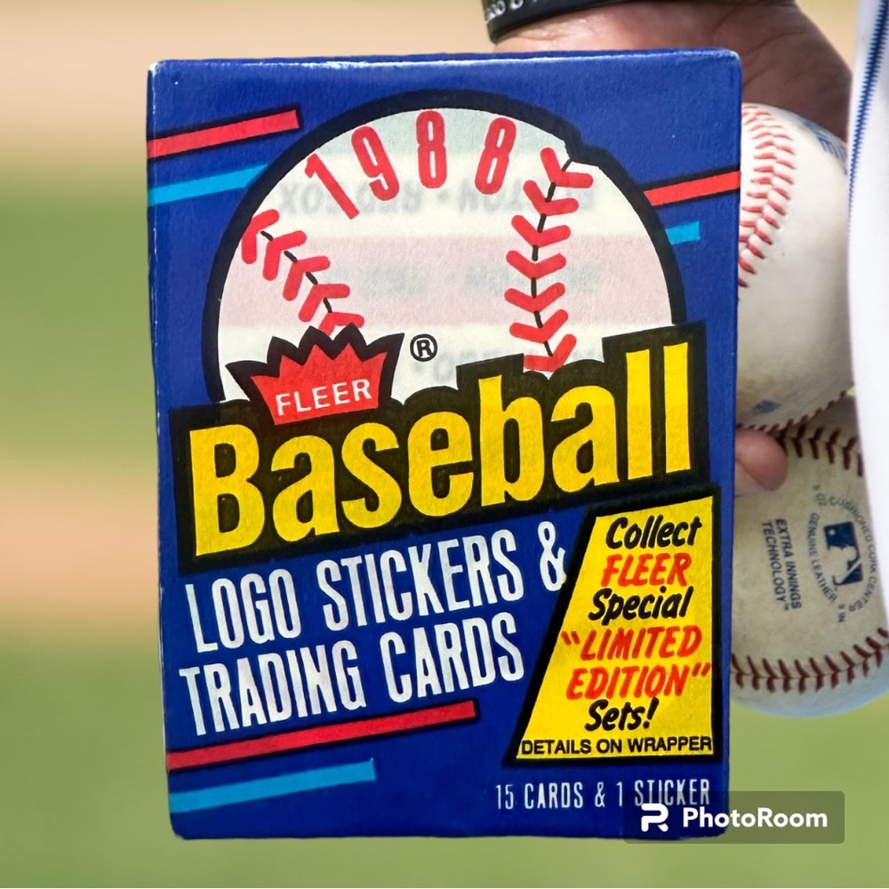 1988 Fleer Baseball Logo Stickers and Trading Cards